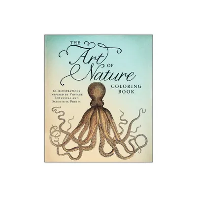 The Art of Nature Coloring Book - by Adams Media (Paperback)