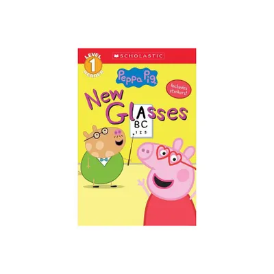 New Glasses (Peppa Pig: Level 1 Reader) - (Paperback)