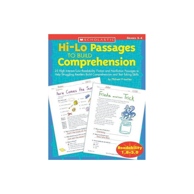 Hi-Lo Passages to Build Comprehension - by Michael Priestley (Paperback)