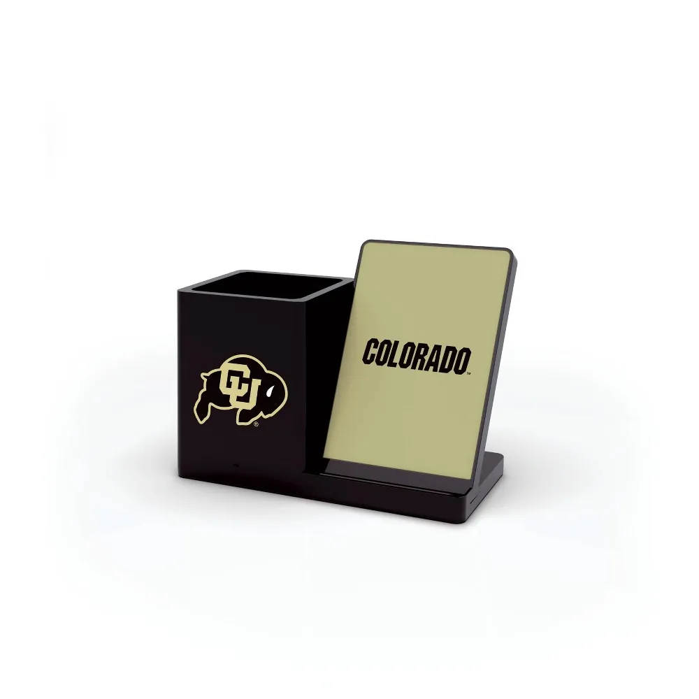 NCAA Colorado Buffaloes Wireless Charging Pen Holder