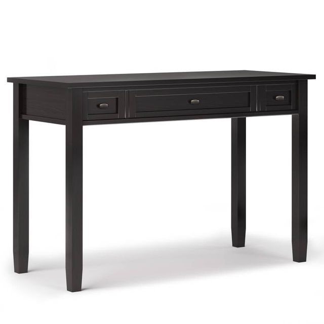 48 Norfolk Desk  - WyndenHall: Modern Style, Nickel Hardware, Wood Frame, File Storage