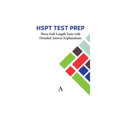 HSPT Test Prep - (Anthem Learning Scat(tm) Test Prep) by Anthem Press (Paperback)