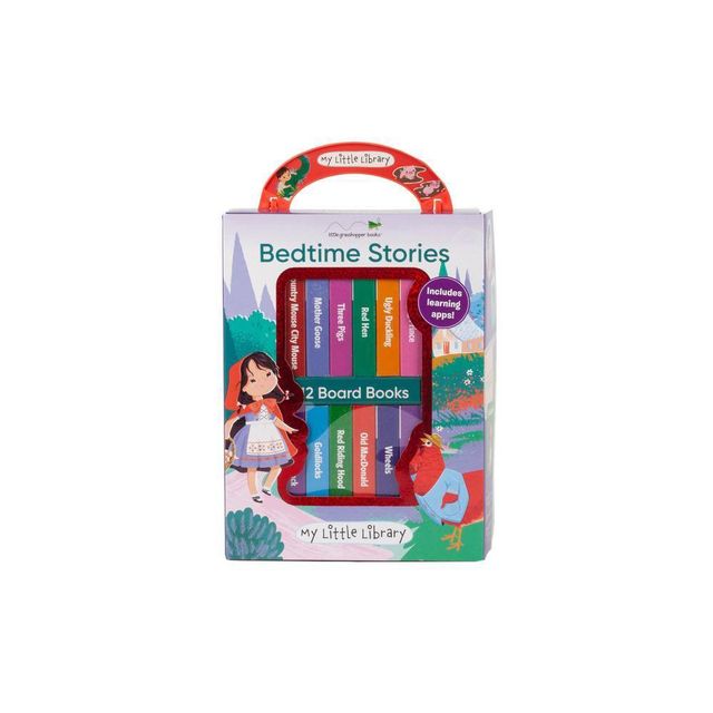 My Little Library: Bedtime Stories (12 Board Books) - by Little Grasshopper Books & Publications International Ltd (Hardcover)