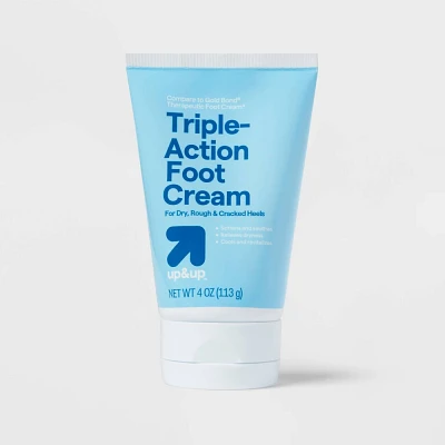 Triple Action Foot Cream - 4oz - up&up