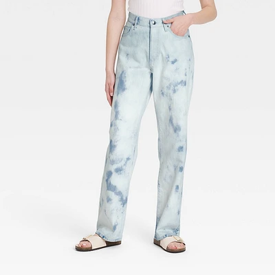 Womens Mid-Rise 90s Baggy Cloud Jeans