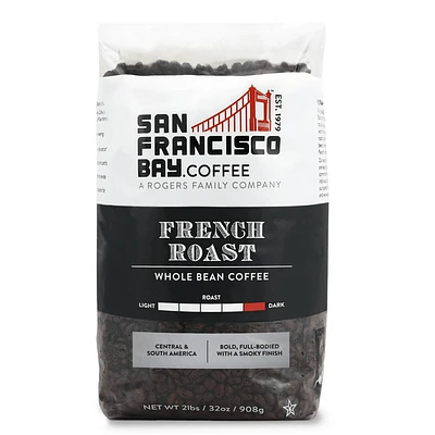 San Francisco Bay Coffee French Dark Roast Whole Bean Coffee - 2lb