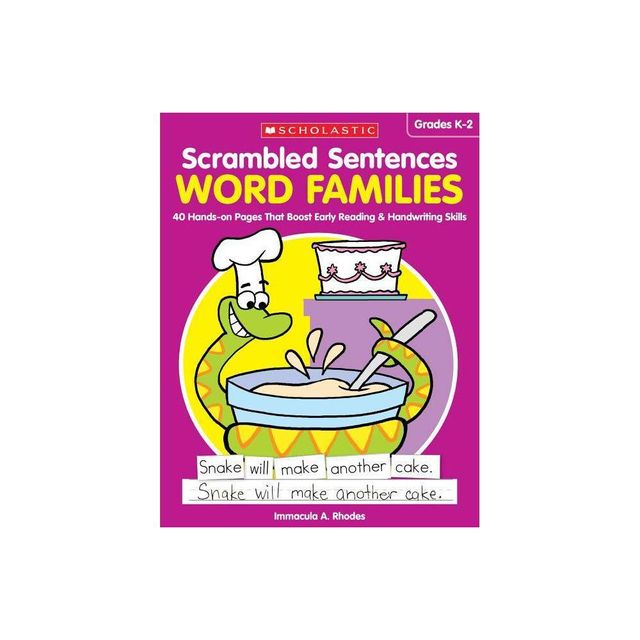 Scrambled Sentences: Word Families - by Immacula A Rhodes & Immacula Rhodes (Paperback)