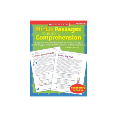 Hi-Lo Passages to Build Comprehension: Grades 5?6 - by Michael Priestley (Paperback)