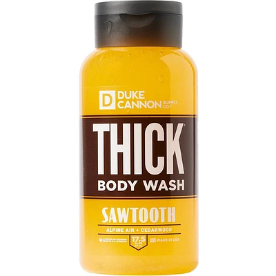 Duke Cannon Sawtooth THICK Body Wash - Alpine Air & Cedarwood Body Wash for Men - 17.5 fl. oz