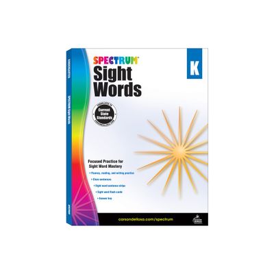 Spectrum Sight Words, Grade K - (Paperback)