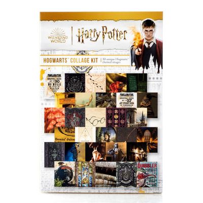 Warner Bros. Harry Potter Hogwarts Collage Kit 4x6 - Con*Quest Journals: Wizarding World Paper Craft & Journaling Set