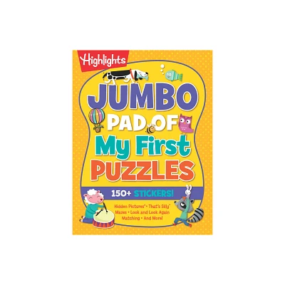 Jumbo Pad of My First Puzzles - (Highlights(tm) Jumbo Books & Pads) (Paperback)