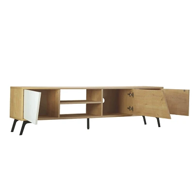 Niche TV Stand for TVs up to 70 Light Oak