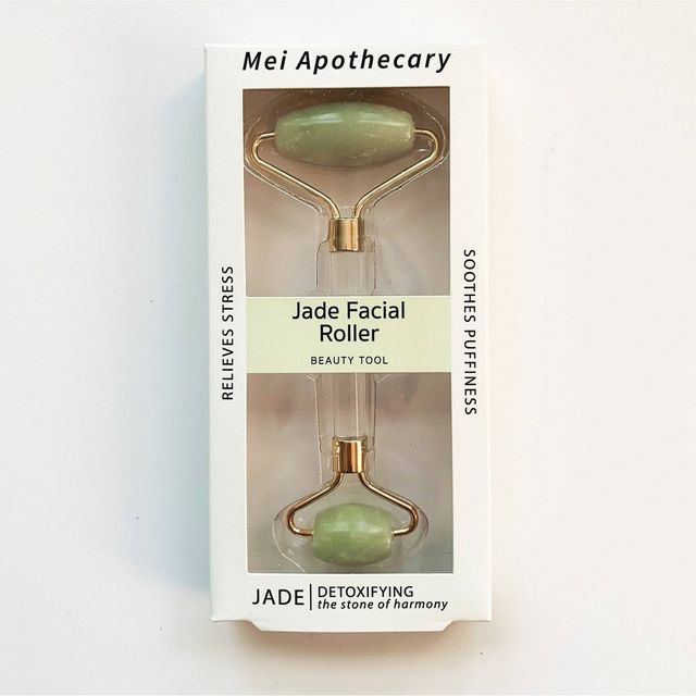 Mei Apothecary Jade Facial Roller Beauty Tool - 1ct