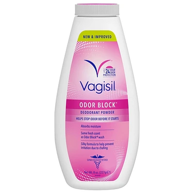 Vagisil Odor Block Deodorant Talc-Free Powder - 8oz