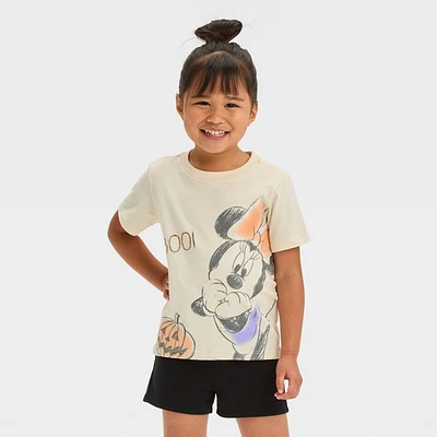 Toddler Girls Disney Minnie Mouse Halloween Short Sleeve T-Shirt