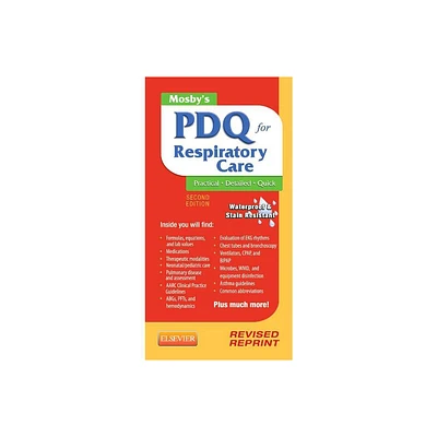 Mosbys PDQ for Respiratory Care - 2nd Edition by Helen Schaar Corning (Spiral Bound)