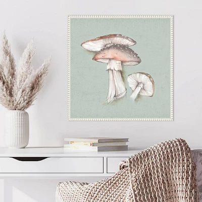 Amanti Art 22x22 Amanita Mushrooms by Eli Jones Framed Canvas Wall Art Print