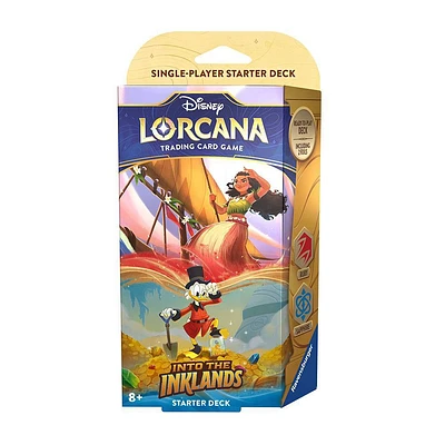 Disney Lorcana Trading Card Game: Into The Inklands Ruby and Sapphire Starter Deck