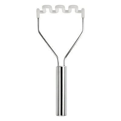 Tovolo Stainless Steel Handled Potato Masher White