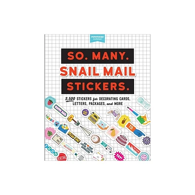 So. Many. Snail Mail Stickers. - (So. Many. Stickers.) (Paperback)