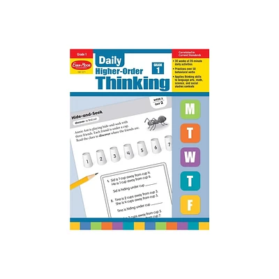 Daily Higher-Order Thinking, Grade 1 Teacher Edition - by Evan-Moor Educational Publishers (Paperback)