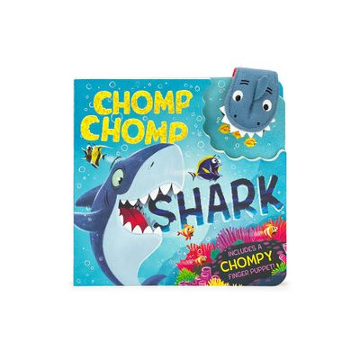 Chomp Chomp Shark - by Brick Puffinton (Board Book)