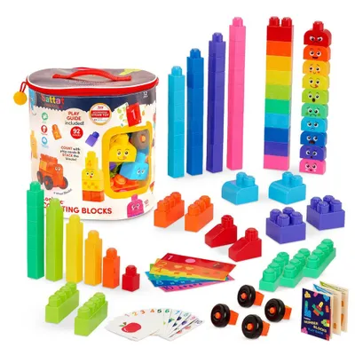 Battat Education Locbloc Counting Blocks Building Block Set