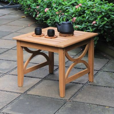 Abbington Teak Patio Side Table - - Casual