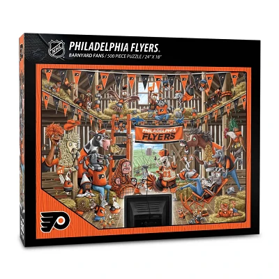 NHL Philadelphia Flyers Barnyard Fans 500pc Puzzle