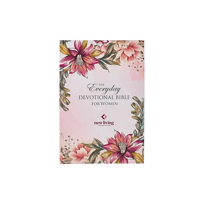 NLT Holy Bible Everyday Devotional Bible for Women New Living Translation, Floral - (Hardcover)