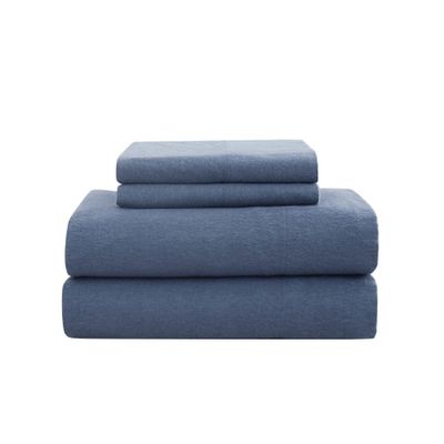 Twin Flannel Sheet Set Blue - London Fog