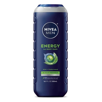 Nivea Mens Energy Body Wash with Mint Extract and Cedarwood - 16.9 fl oz