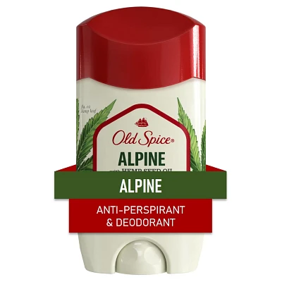 Old Spice Anti-Perspirant Deodorant for Men - Alpine with Hemp Seed Oil - 2.6oz