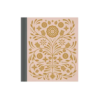 ESV Journaling Study Bible (Cloth Over Board, Blush/Ochre, Floral Design) - (Hardcover)