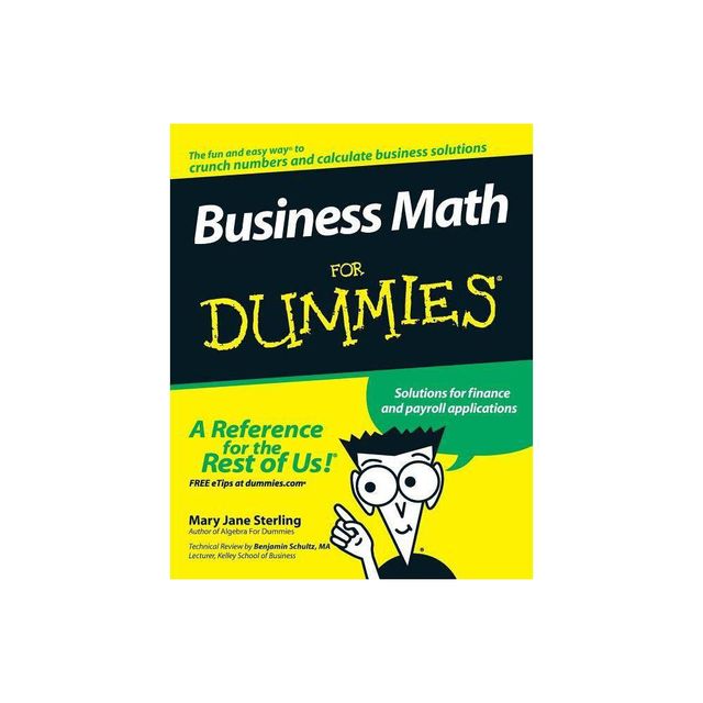 Business Math for Dummies - (For Dummies) by Mary Jane Sterling (Paperback)