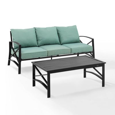 Kaplan 2pc Outdoor Sofa Set