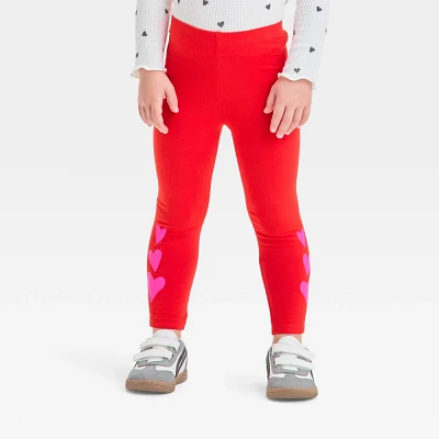 Toddler Girl Heart Printed Pant