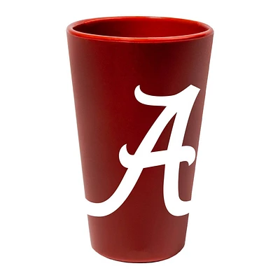 NCAA Alabama Crimson Tide Silicone Pint Glass - 16oz