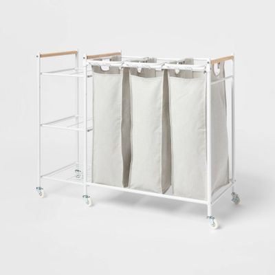 Triple Sorter with Shelves - Brightroom