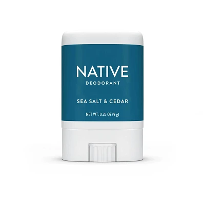 Native Aluminum Free Deodorant - Sea Salt & Cedar - Trial Size - 0.35oz