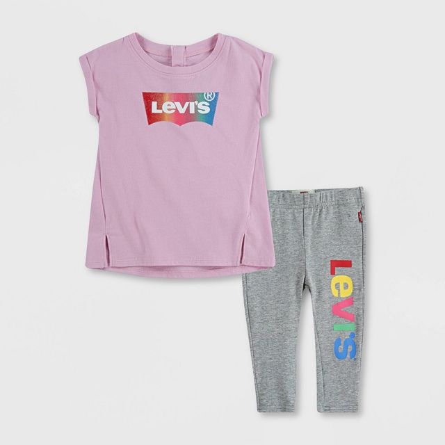 Levis Toddler Girls Tunic Top & Leggings Set