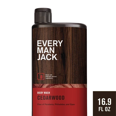 Every Man Jack Cedarwood Hydrating Mens Body Wash - 16.9 fl oz