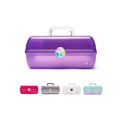 Caboodles On the Go Girl Makeup Bag -Purple Jelly Sparkle