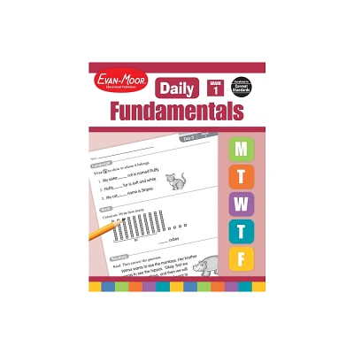 Daily Fundamentals, Grade 1 Teacher Edition - by Evan-Moor Educational Publishers (Paperback)