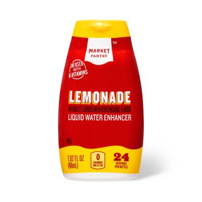 Lemonade Liquid Water Enhancer Drops - 1.62 fl oz - Market Pantry