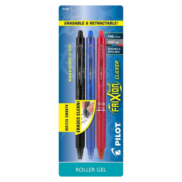 Pilot 3pk Special Edition Gel Pens Fine Point 0.7mm Assorted Inks