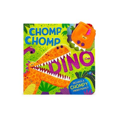 Chomp Chomp Dino - by Brick Puffinton (Board Book)