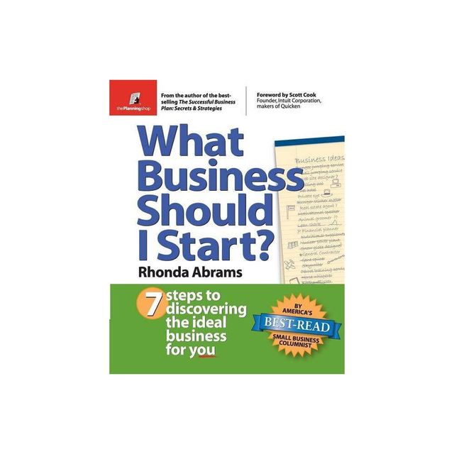 What Business Should I Start? - by Rhonda Abrams (Paperback)