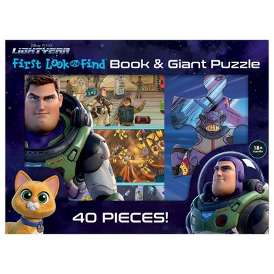 Disney Lightyear My First Look and Find Book and Giant Puzzle Box Set - 40pc